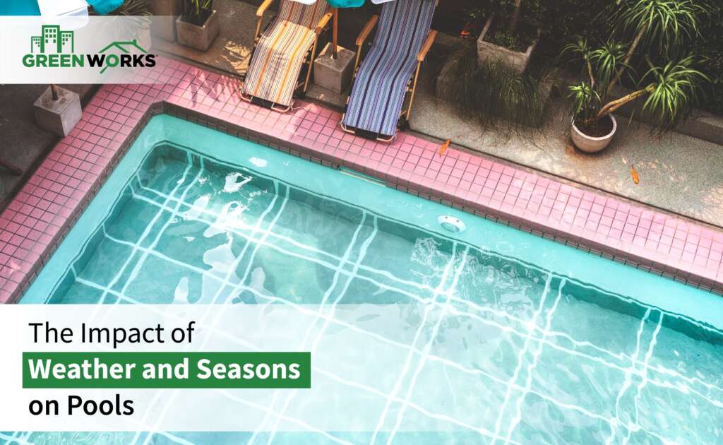 Weather and season impact on pools